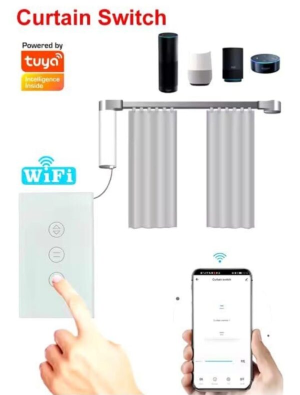 Tuya Zigbee Smart Shutter Switch (1 GANG) - Image 3