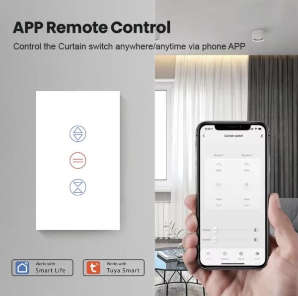 Tuya Zigbee Smart Shutter Switch (1 GANG) - Image 5