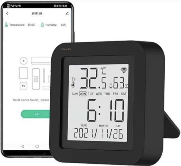 Tuya Smart WiFi IR Universal Remote with Temperature & Humidity Sensor - Image 2