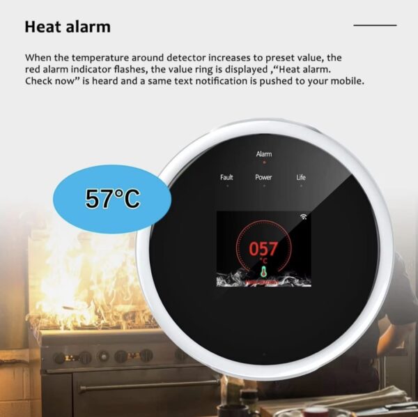 Tuya Wifi smart gas leakage sensor - Image 2