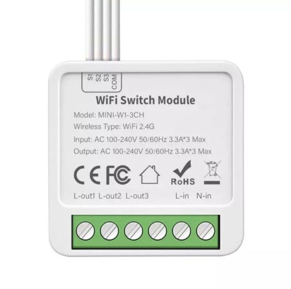 Tuya Wifi smart mini switch (2 GANG) - Image 3