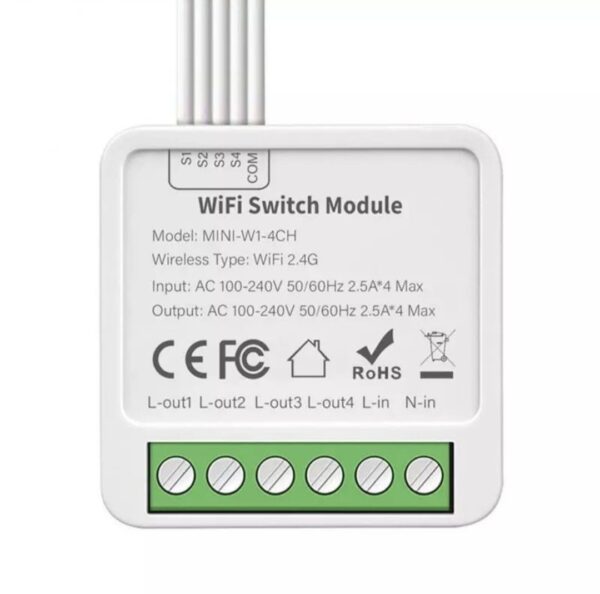 Tuya Wifi smart mini switch (1 GANG) - Image 3