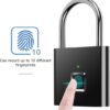 Fingerprint Padlock Smart Keyless Waterproof Security Anti-Theft Padlock