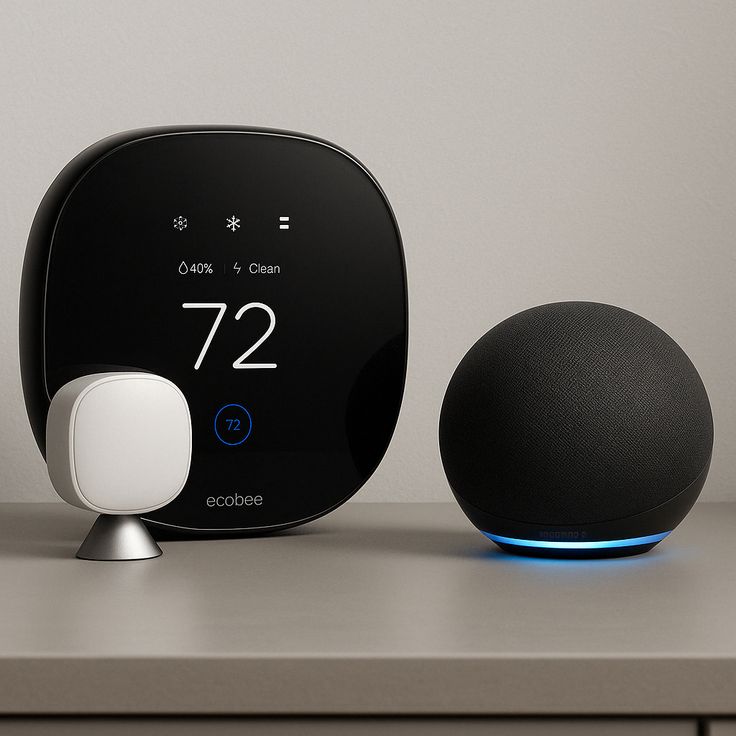 Smarter living starts here_ ecobee Smart Thermostat Premium 🔥❄️