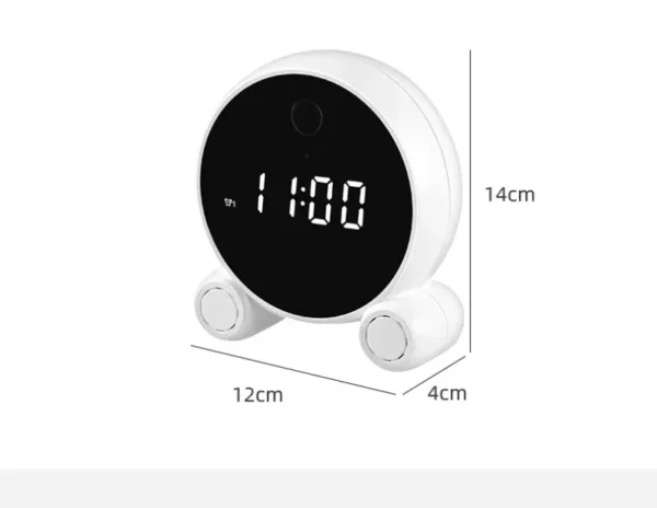 Tuya Wifi Alarm Portable Clock Camera HD 1080P, Night Vision, Motion Detection,  Home Security Surveillance, Wifi Clock IP Camera - Image 6