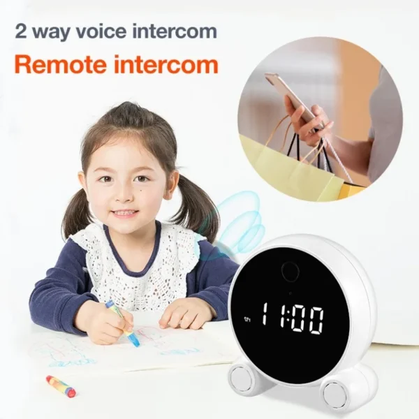 Tuya Wifi Alarm Portable Clock Camera HD 1080P, Night Vision, Motion Detection,  Home Security Surveillance, Wifi Clock IP Camera - Image 10