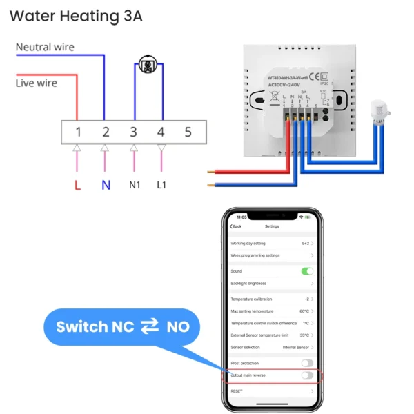 Tuya WiFi Smart Thermostat for Gas Boiler/Electric heating - Image 15