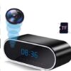 Mini Camera Clock Portable Full HD 1080P, Wifi Control, IR Night Vision View, DVR Camcorder, Home Surveillance Monitor Video