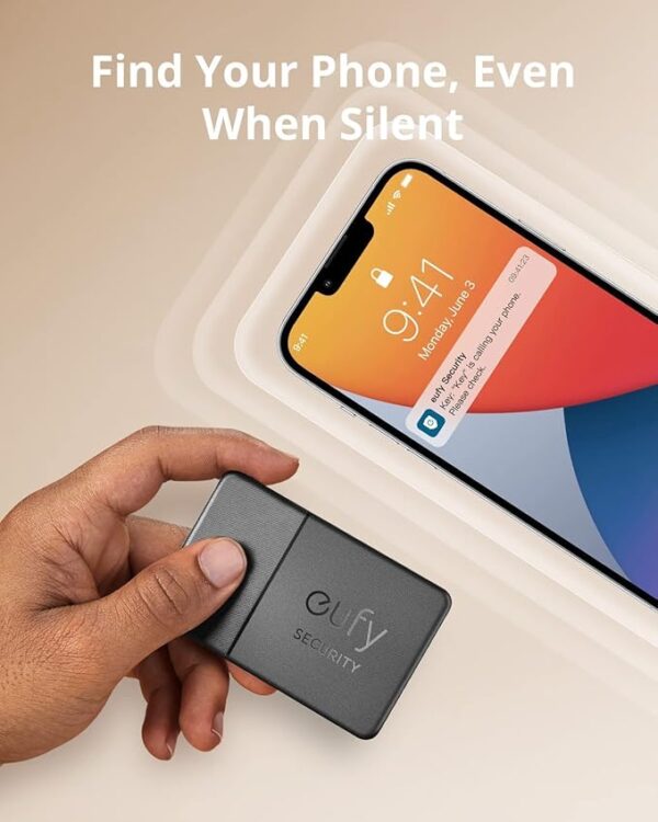 ⁦Eufy Security by Anker SmartTrack Card Wallet Tracker, Phone Finder⁩ - الصورة ⁦7⁩
