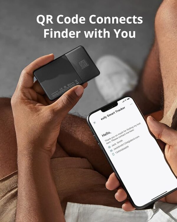 ⁦Eufy Security by Anker SmartTrack Card Wallet Tracker, Phone Finder⁩ - الصورة ⁦3⁩