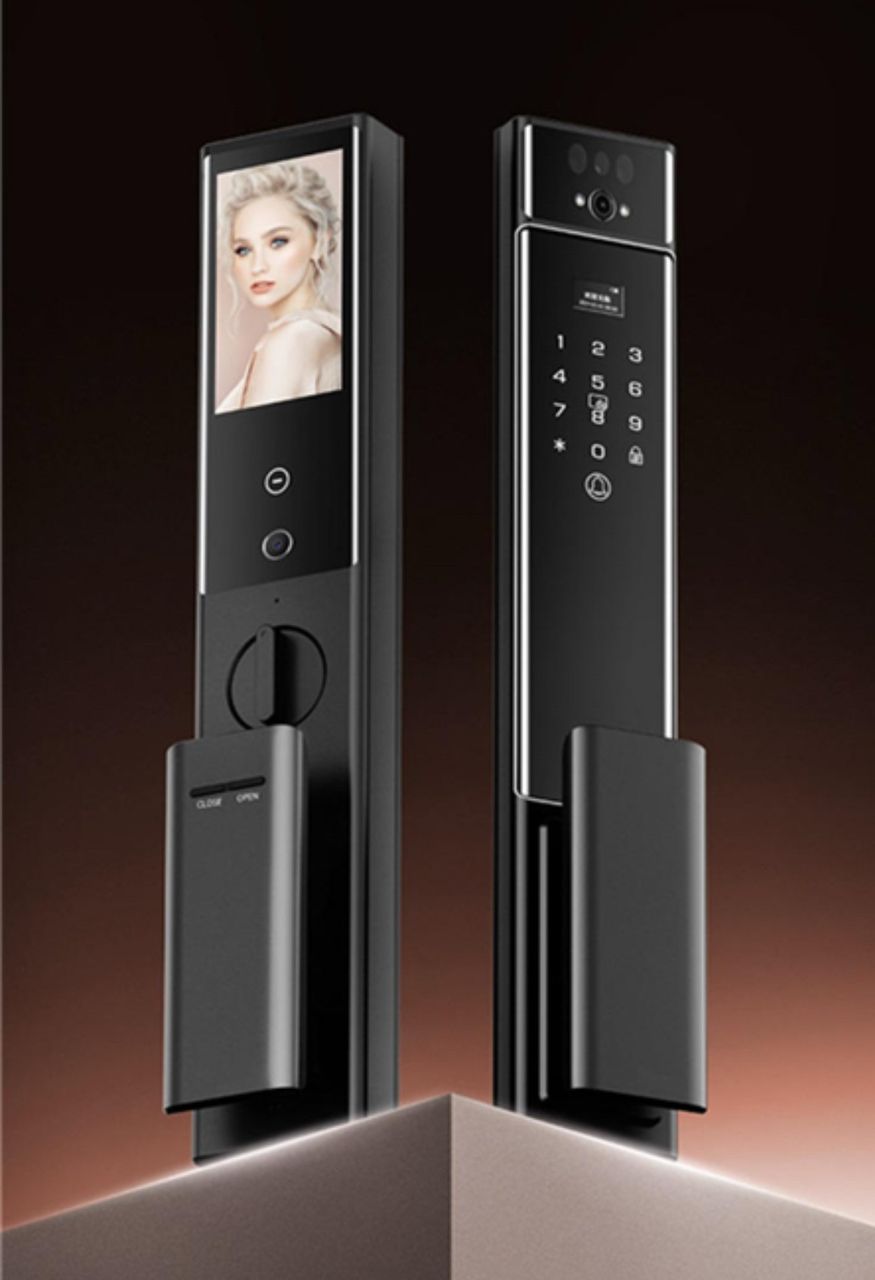 Tuya Smart door lock with advanced 3D biometric facial recognition & palm vein