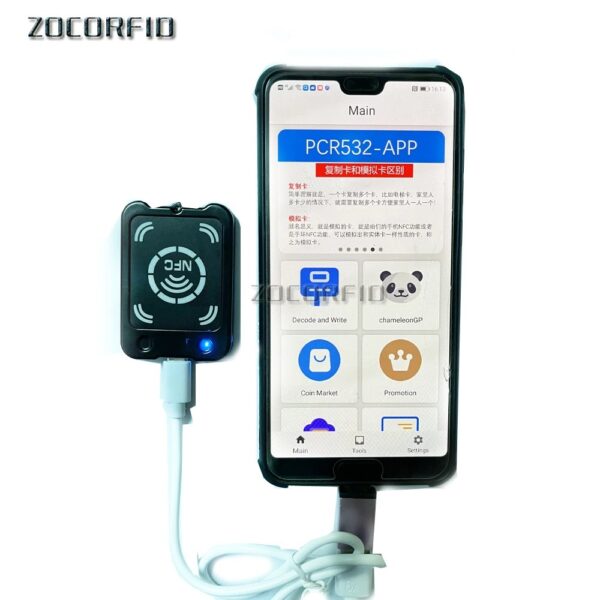 NFC تشفير البطاقة الذكية فك التشفير 13.56 ميجا هرتز العلامة ناسخة النسخ المتماثل CUID / FUID كاتب مفتاح استنساخ USB مبرمج