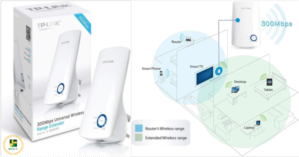 ⁦موسع نطاق واي فاي TP-Link 300 ميجابت في الثانية⁩ - الصورة ⁦9⁩